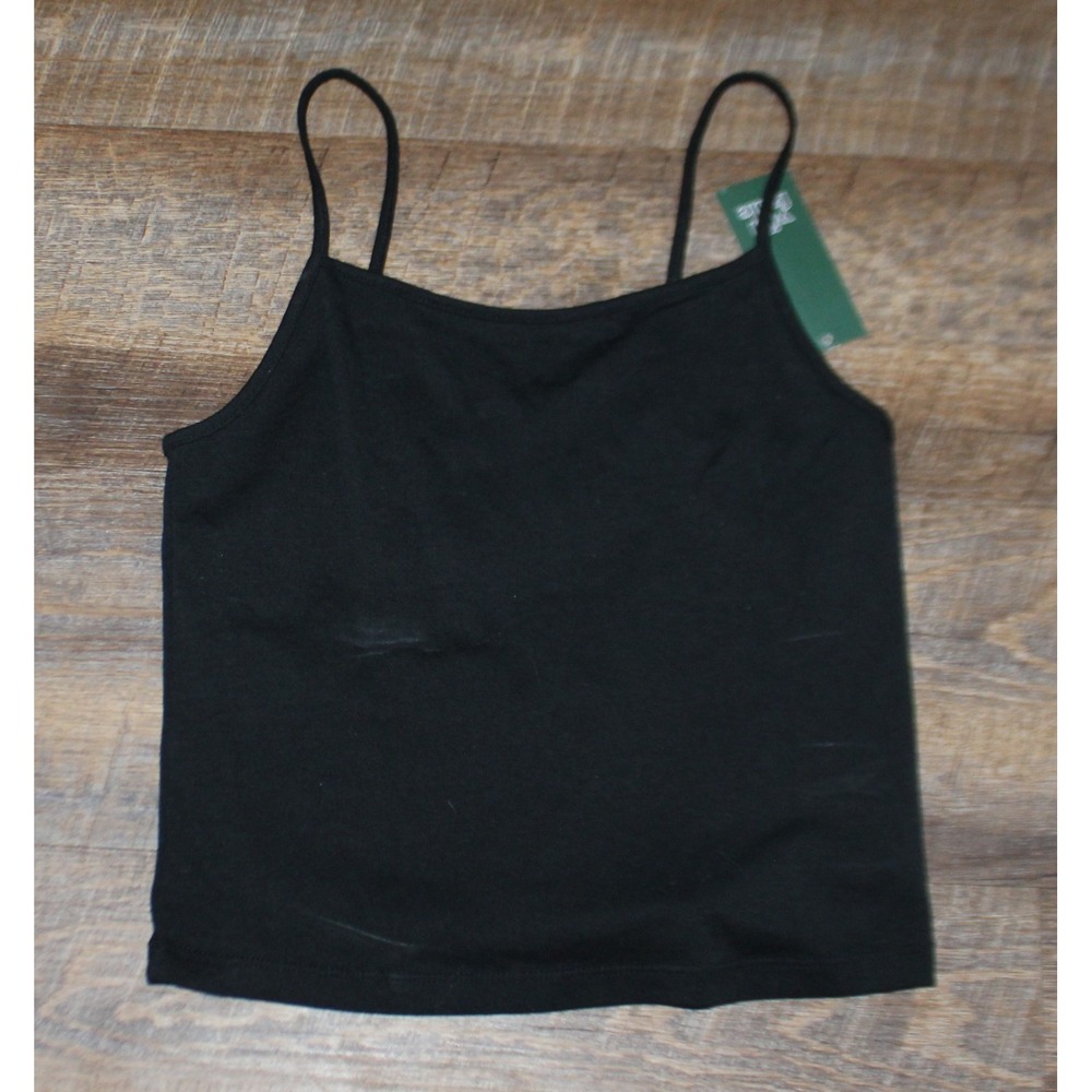 Wild Fable Women's Slim Fit Cami Tank Top, Black, Size M